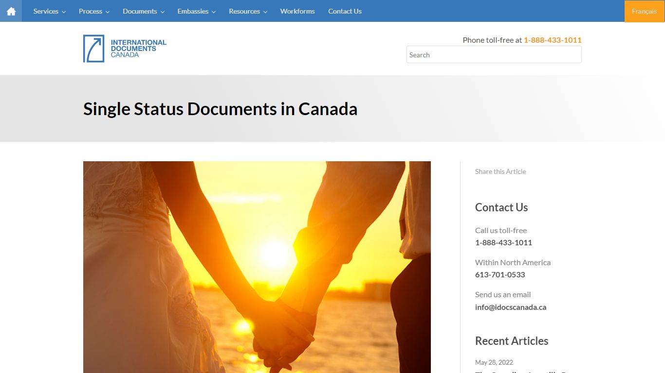 Single Status Documents in Canada